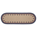 My Country Oval Runner Stencil Stars 12x36 SpadezStore