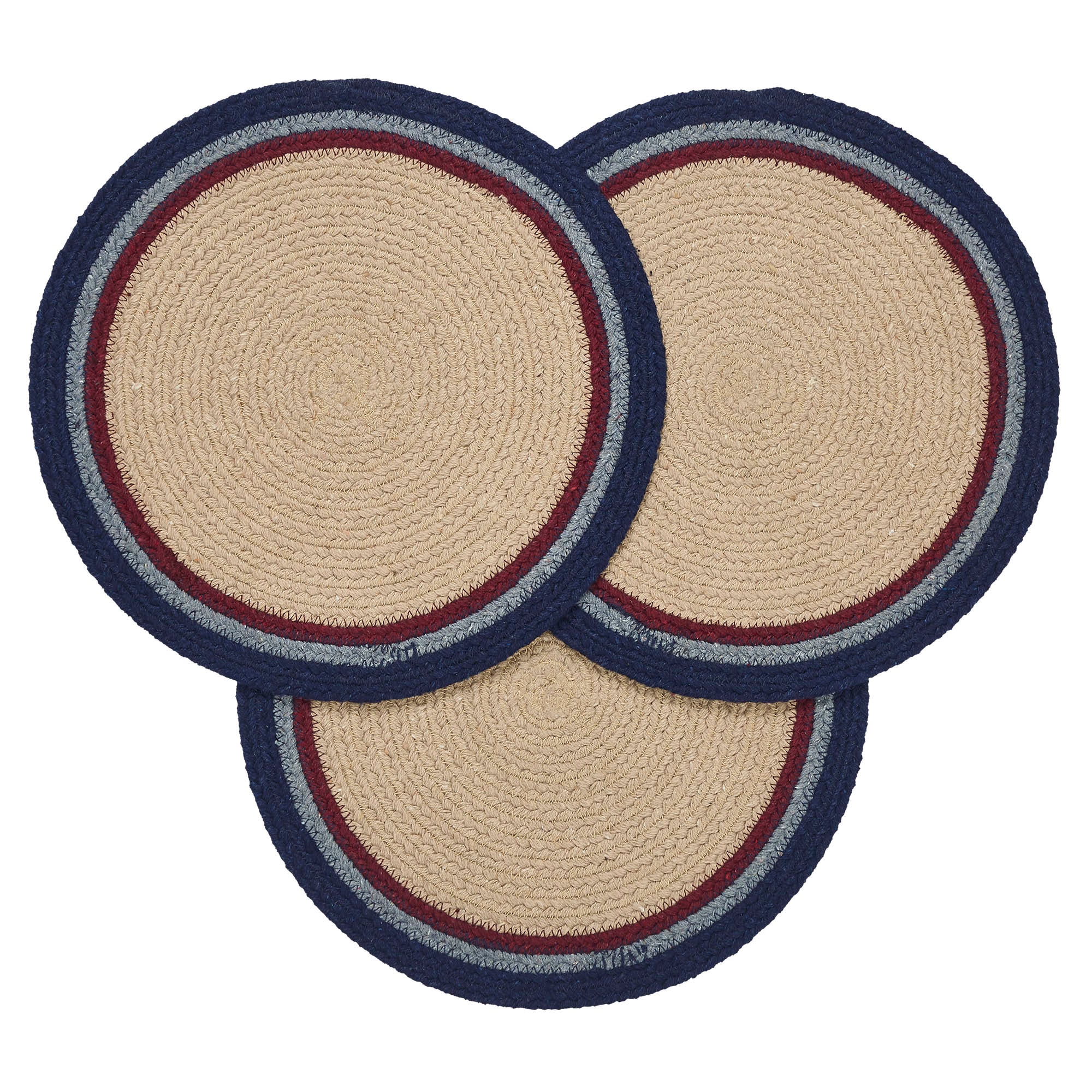 My Country Trivet Stencil Stars 12 inch Diameter Set of 3 SpadezStore