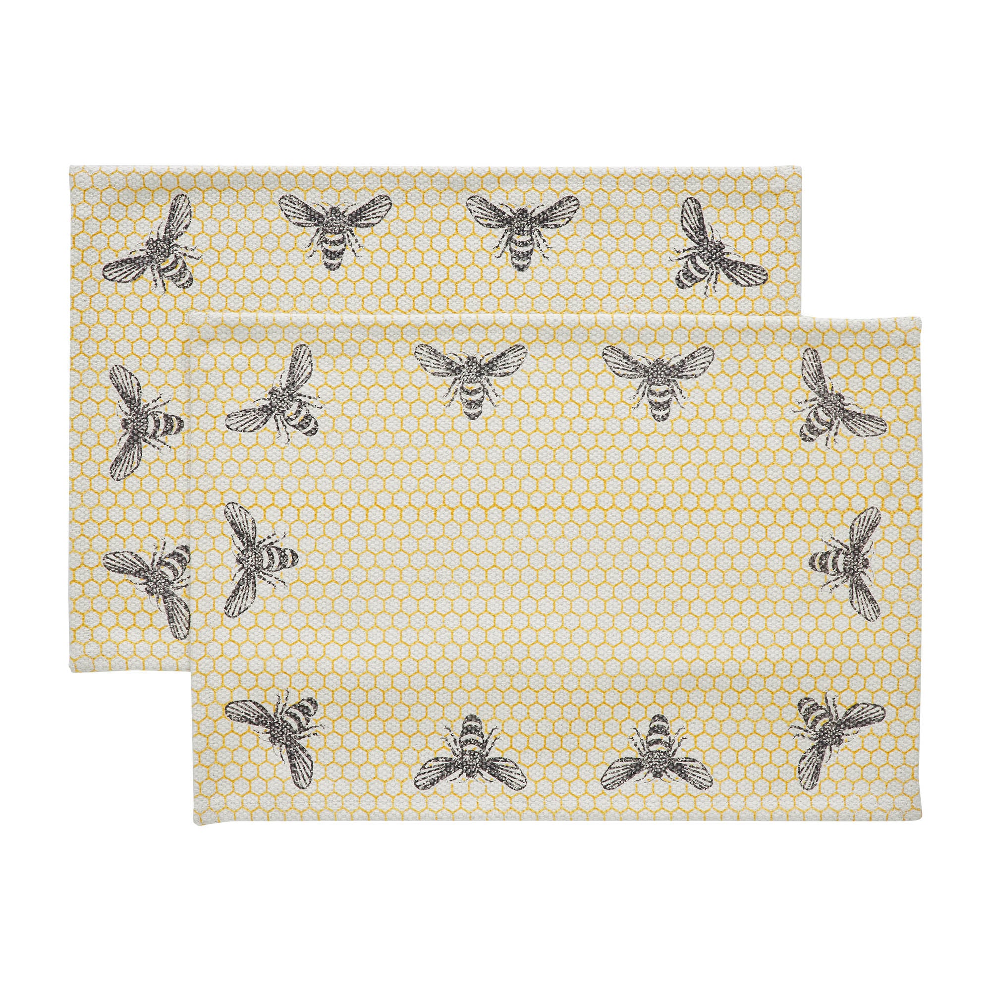 Buzzy Bees Placemat Set of 2 13x19 SpadezStore