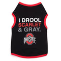 The Worthy Dog OSU Drool Scarlet & Gray Tee SpadezStore