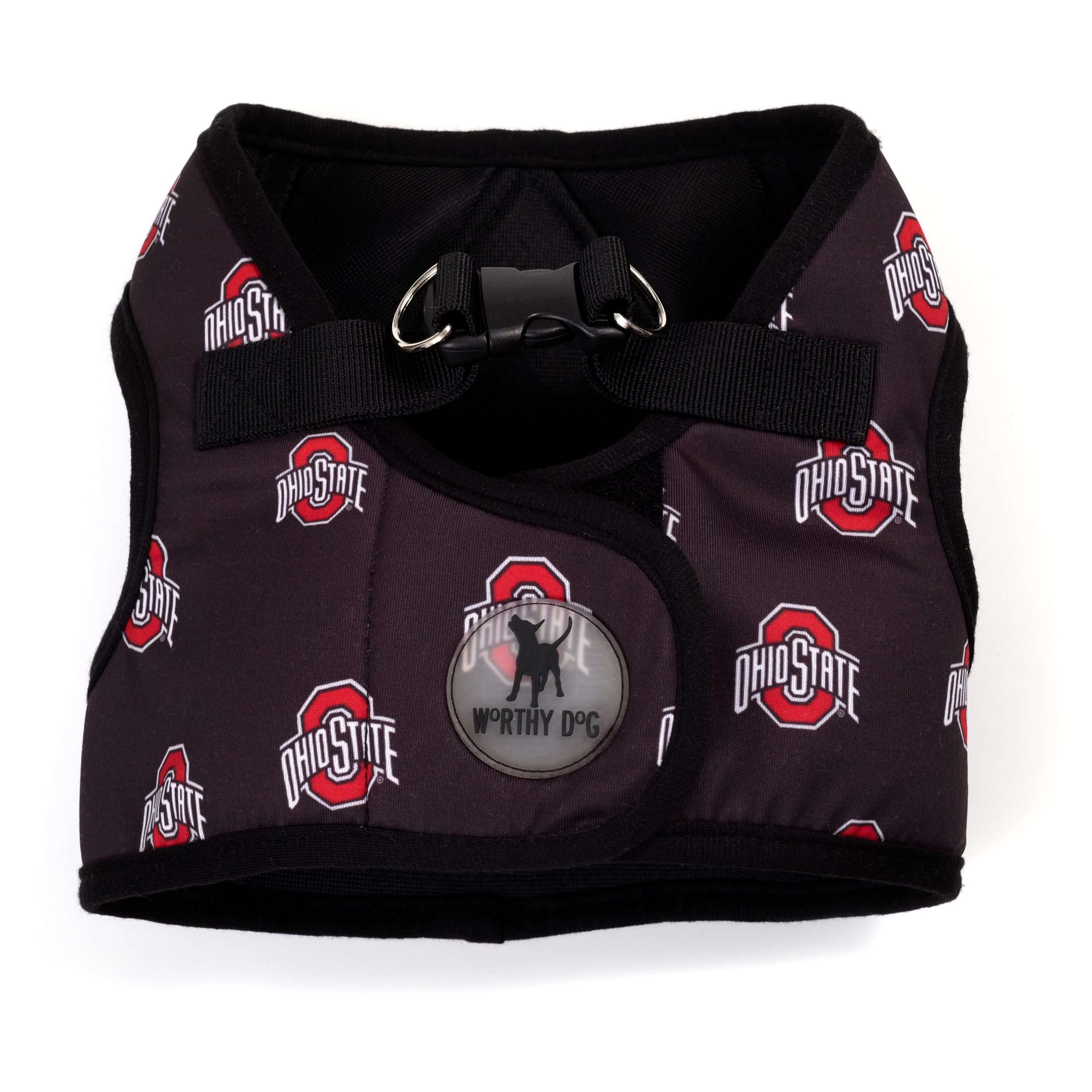 The Worthy Dog Ohio State Printed Sidekick Harness SpadezStore