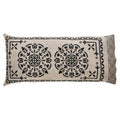 Custom House Black Tan Jacquard King Pillow Case Set of 2 21x40+4 SpadezStore