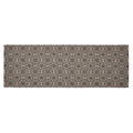 Custom House Black Tan Jacquard Runner 12x36 SpadezStore