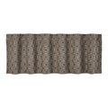Custom House Black Tan Jacquard Valance 18x60 SpadezStore