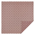 Custom House Burgundy Tan Jacquard Queen Coverlet 94Wx94L SpadezStore