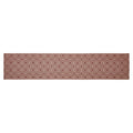 Custom House Burgundy Tan Jacquard Runner 12x60 SpadezStore