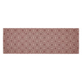 Custom House Burgundy Tan Jacquard Runner 12x36 SpadezStore