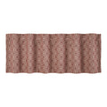 Custom House Burgundy Tan Jacquard Valance 18x60 SpadezStore