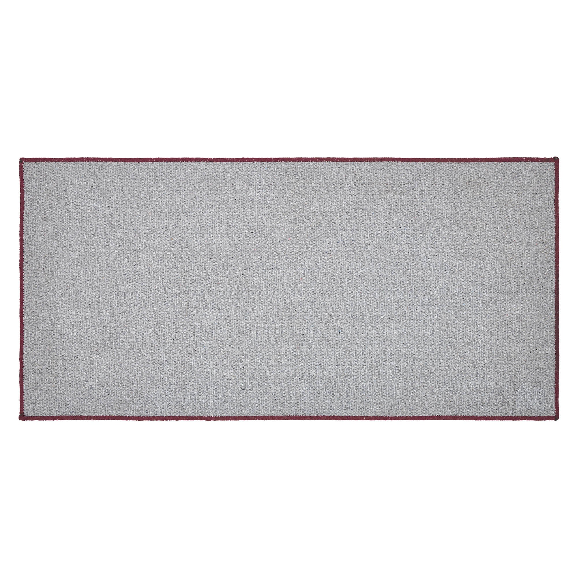 Custom House Burgundy Tan Jacquard Polyester Bathmat 17x36 SpadezStore
