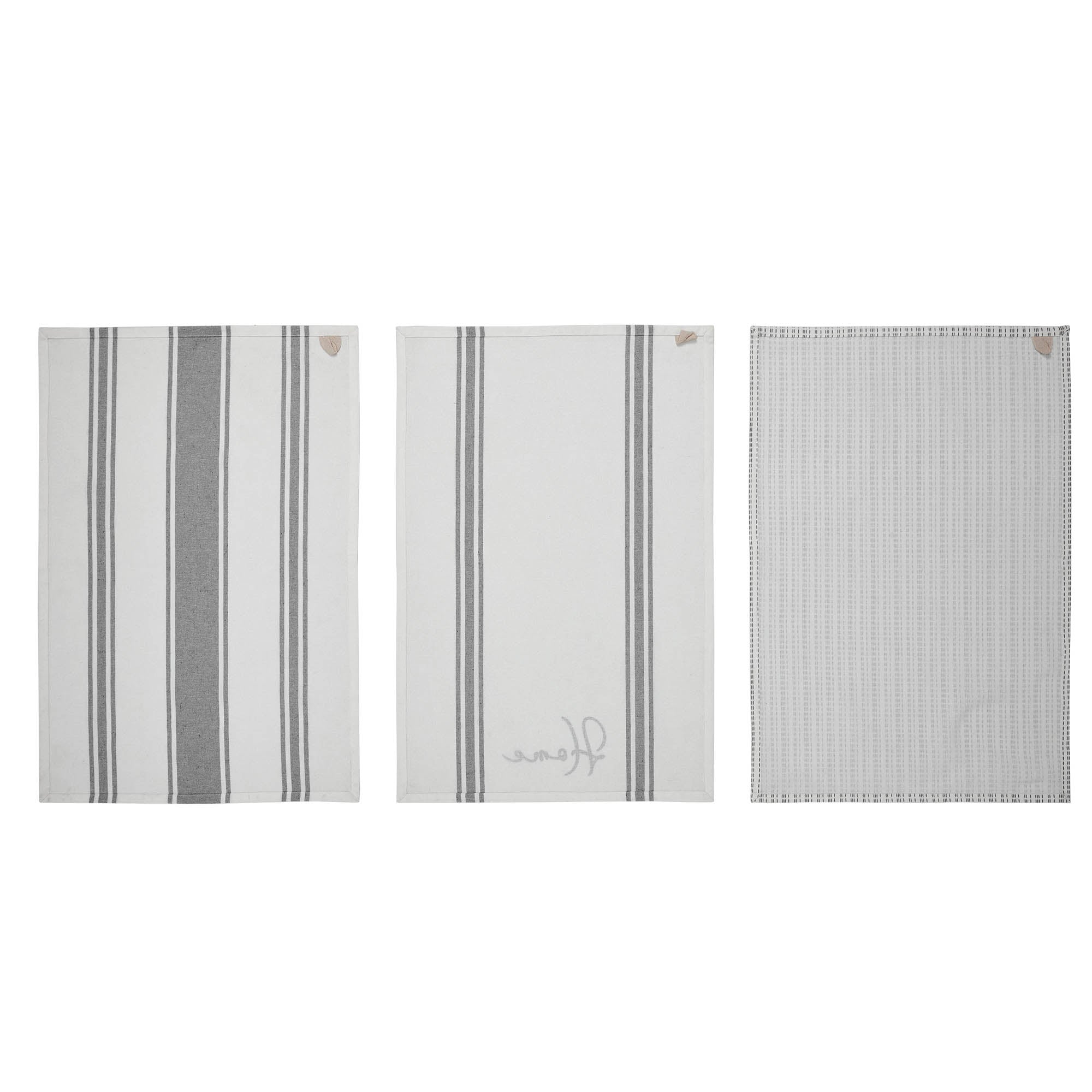 Finders Keepers Decorative Tea Towel Set of 3 19x28 SpadezStore