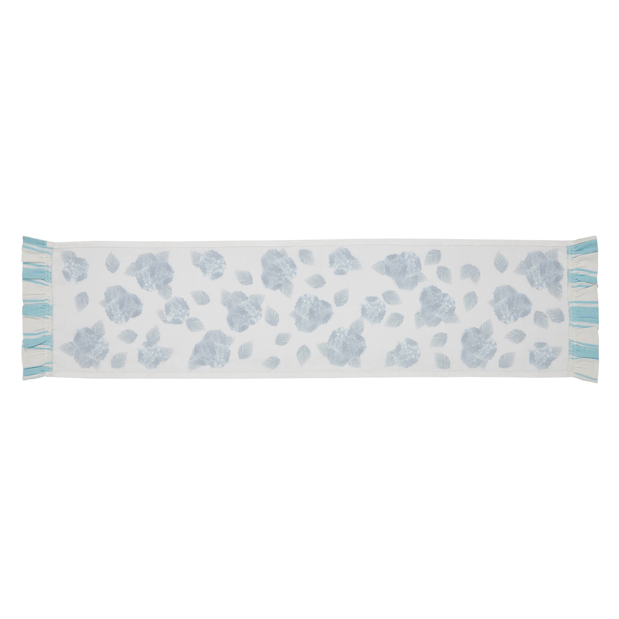 Finders Keepers Hydrangea Ruffled Runner 12x48 SpadezStore