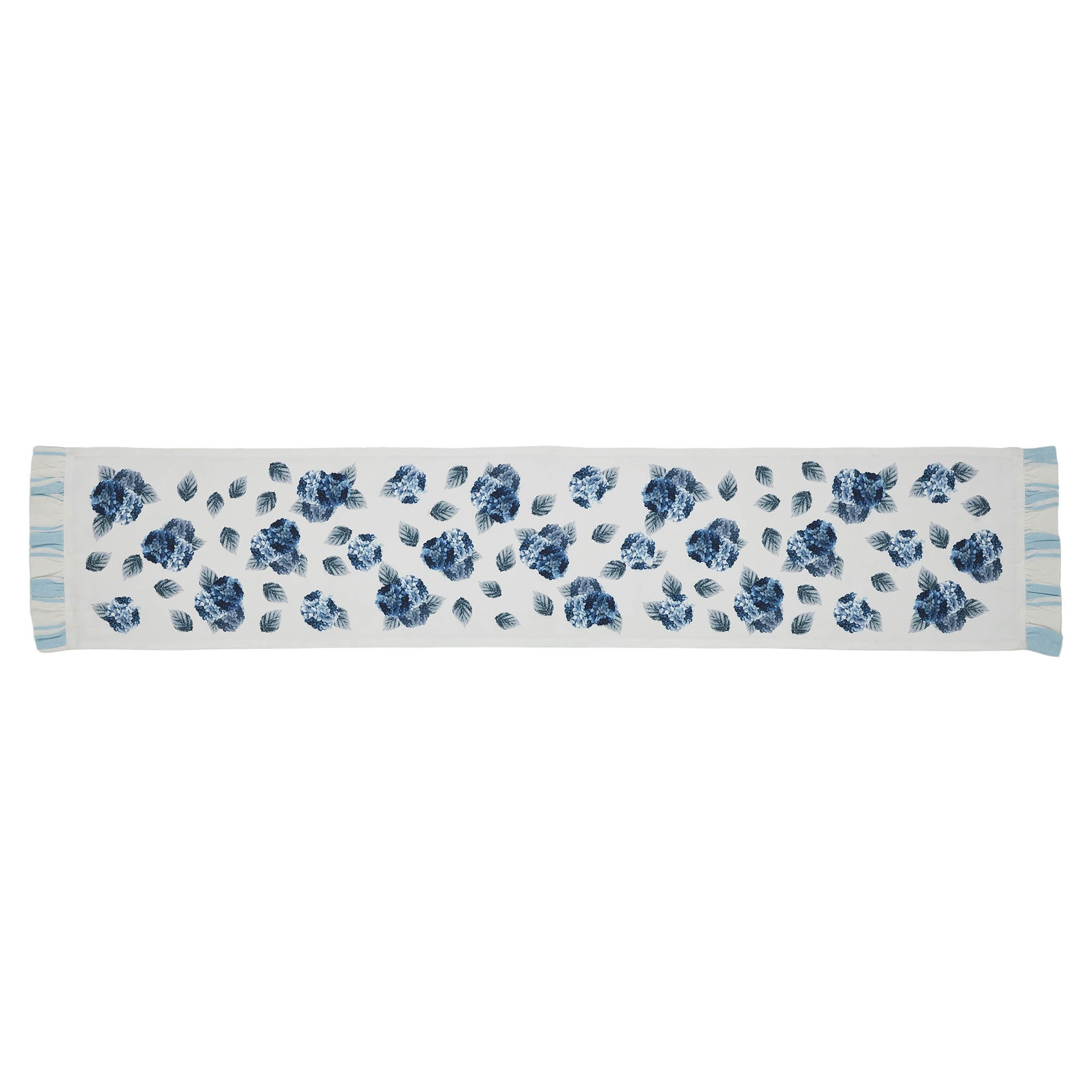 Finders Keepers Hydrangea Ruffled Runner 12x60 SpadezStore