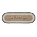 Finders Keepers Our Country Home Oval Runner 12x36 SpadezStore
