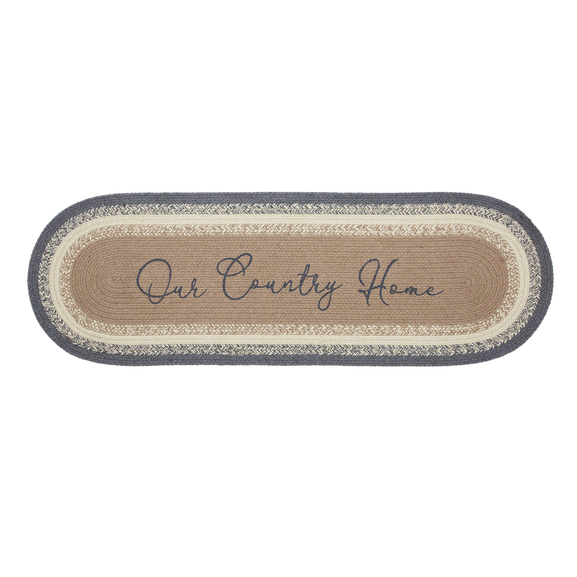 Finders Keepers Our Country Home Oval Runner 12x36 SpadezStore