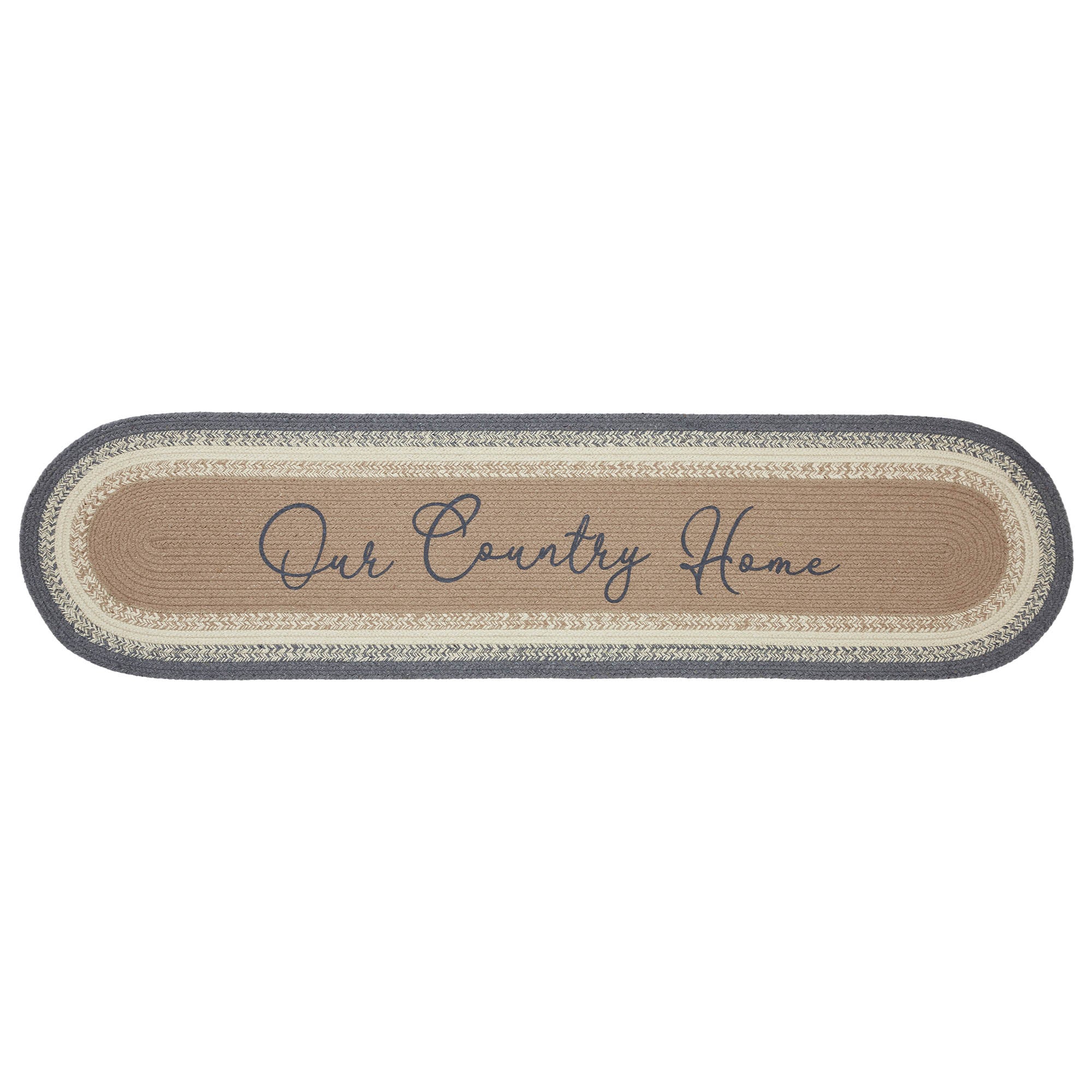 Finders Keepers Our Country Home Oval Runner 12x48 SpadezStore