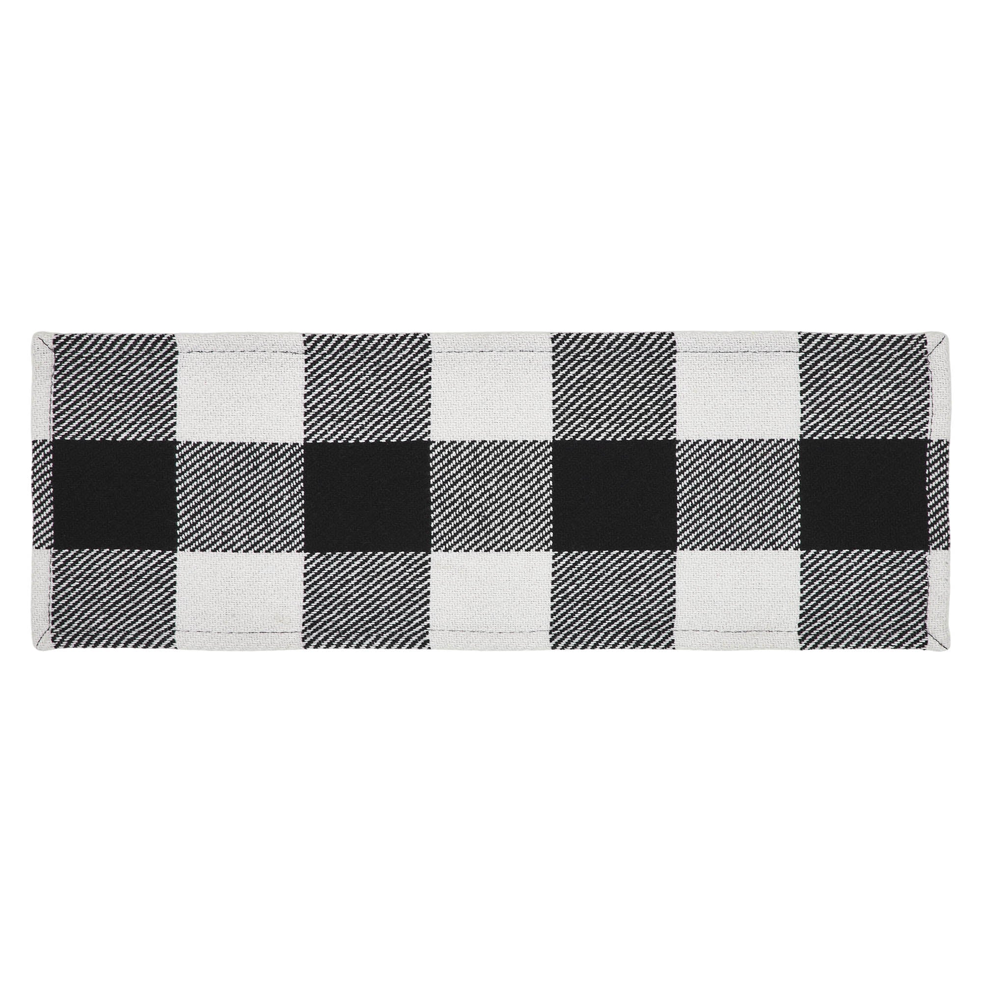 Annie Buffalo Check Black Runner 8x24 SpadezStore