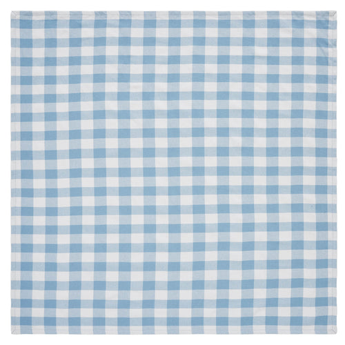 Annie Buffalo Check Blue Table Topper 40x40 SpadezStore