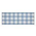 Annie Buffalo Check Blue Indoor/Outdoor Rug Rect 17x48 SpadezStore