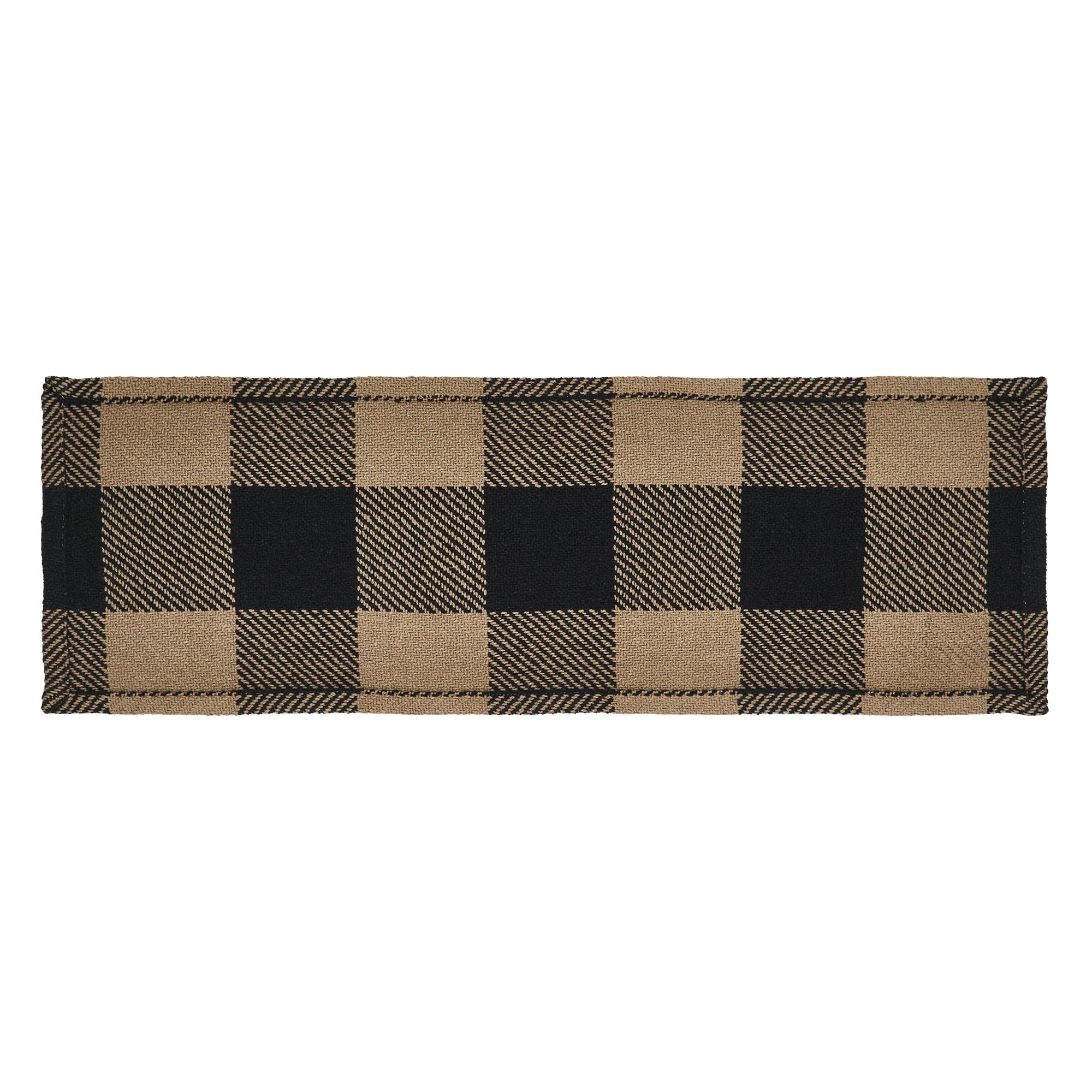Black Check Runner 8x24 SpadezStore