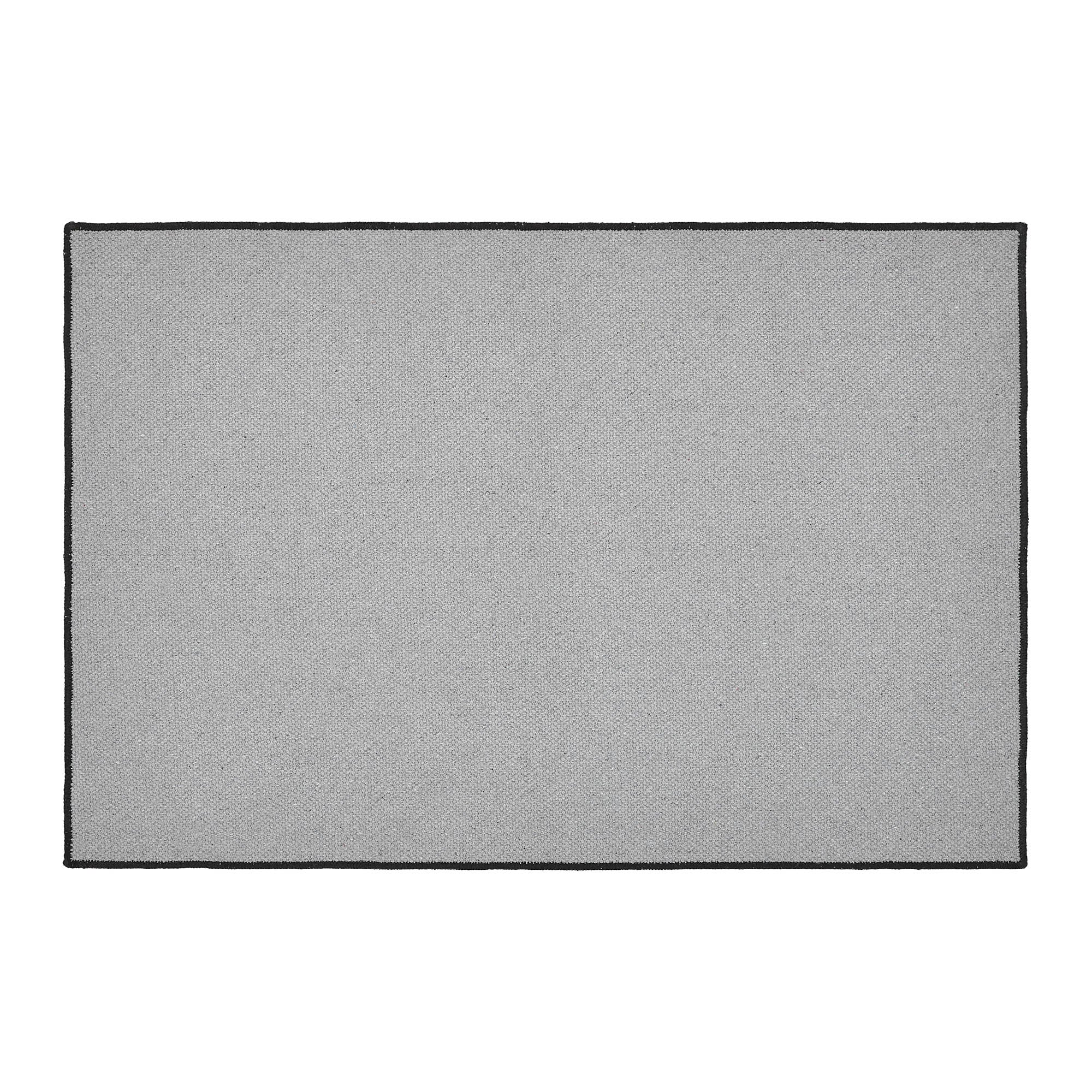 Black Check Indoor/Outdoor Rug Rect 24x36 SpadezStore