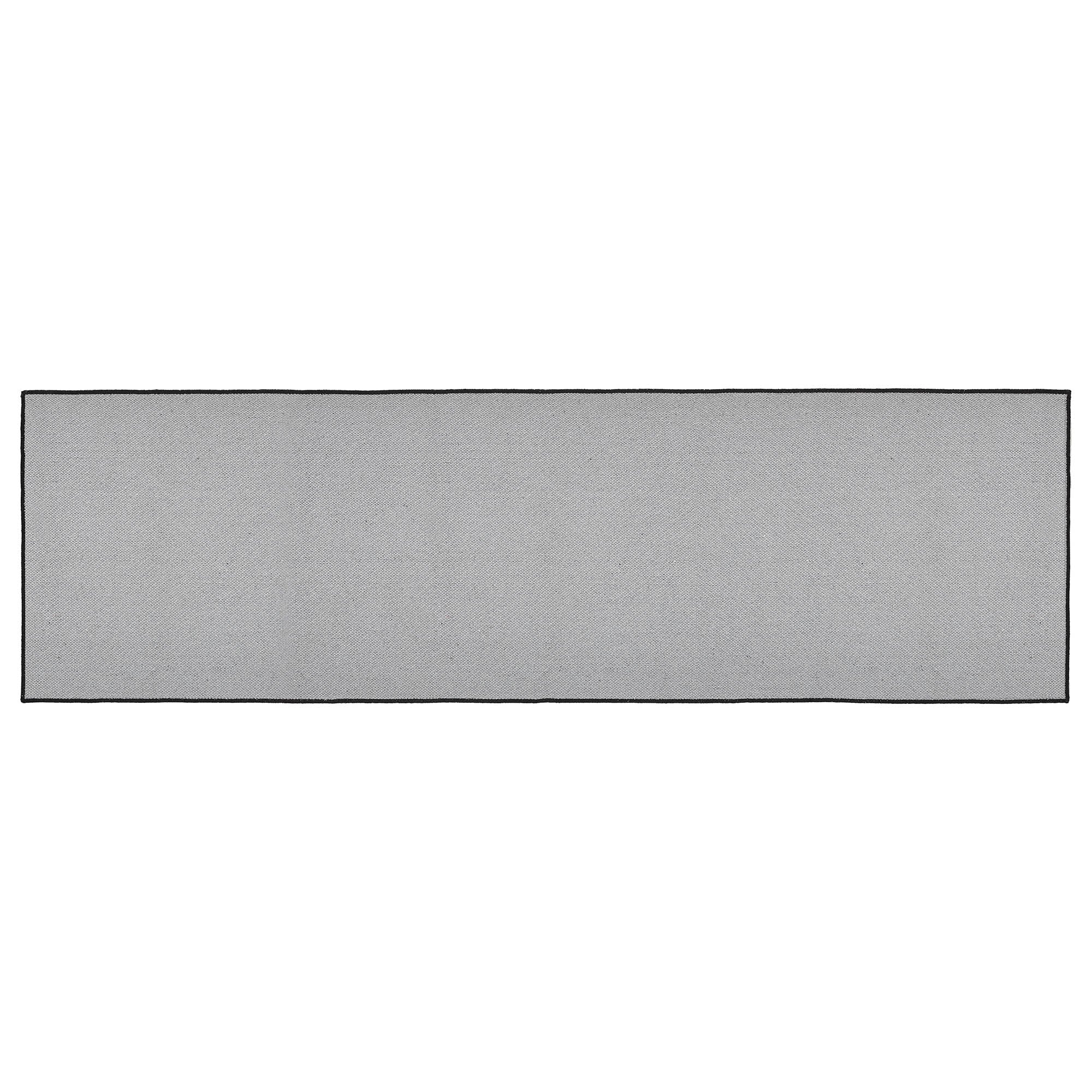 Black Check Indoor/Outdoor Rug/Runner Rect 22x78 SpadezStore