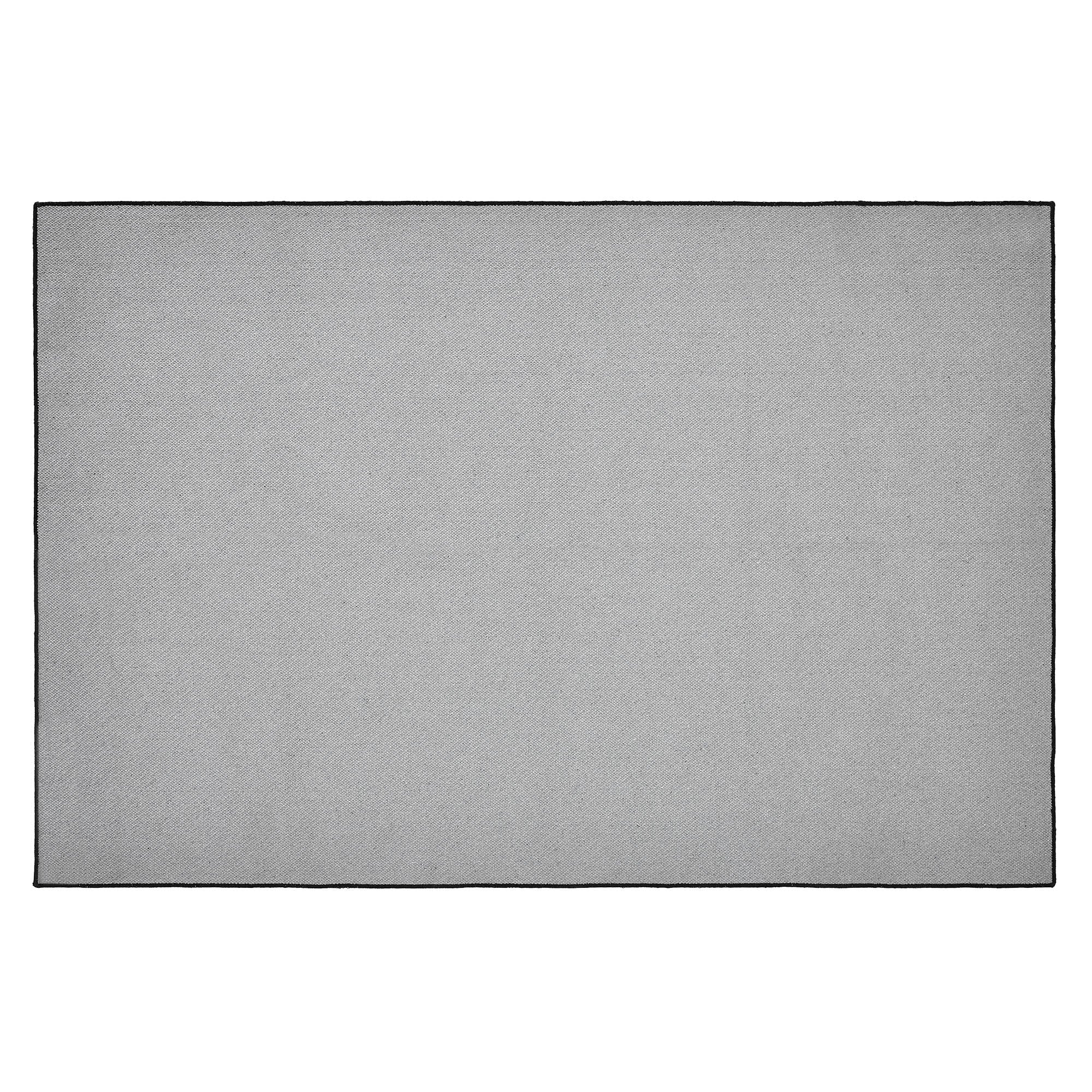 Black Check Indoor/Outdoor Rug Rect 48x72 SpadezStore