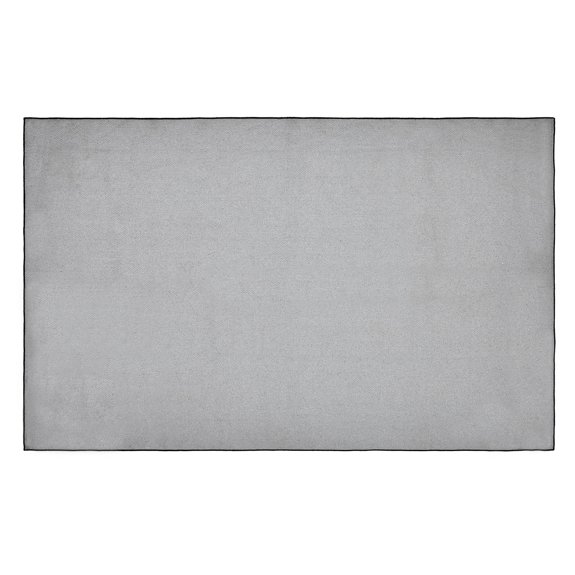 Black Check Indoor/Outdoor Rug Rect 60x96 SpadezStore