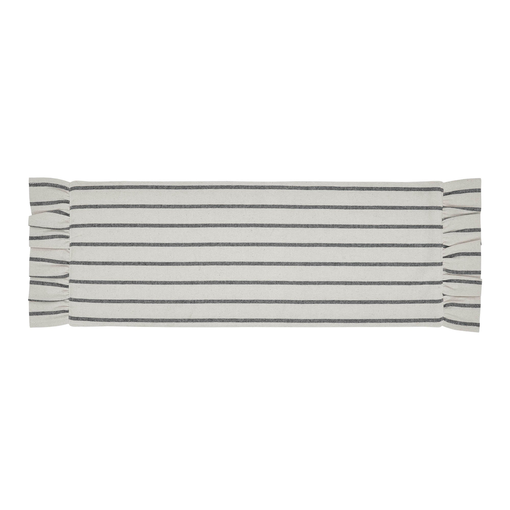 Kaila Ticking Stripe Ruffled Runner