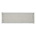 Kaila Ticking Stripe Ruffled Runner 12x36 SpadezStore