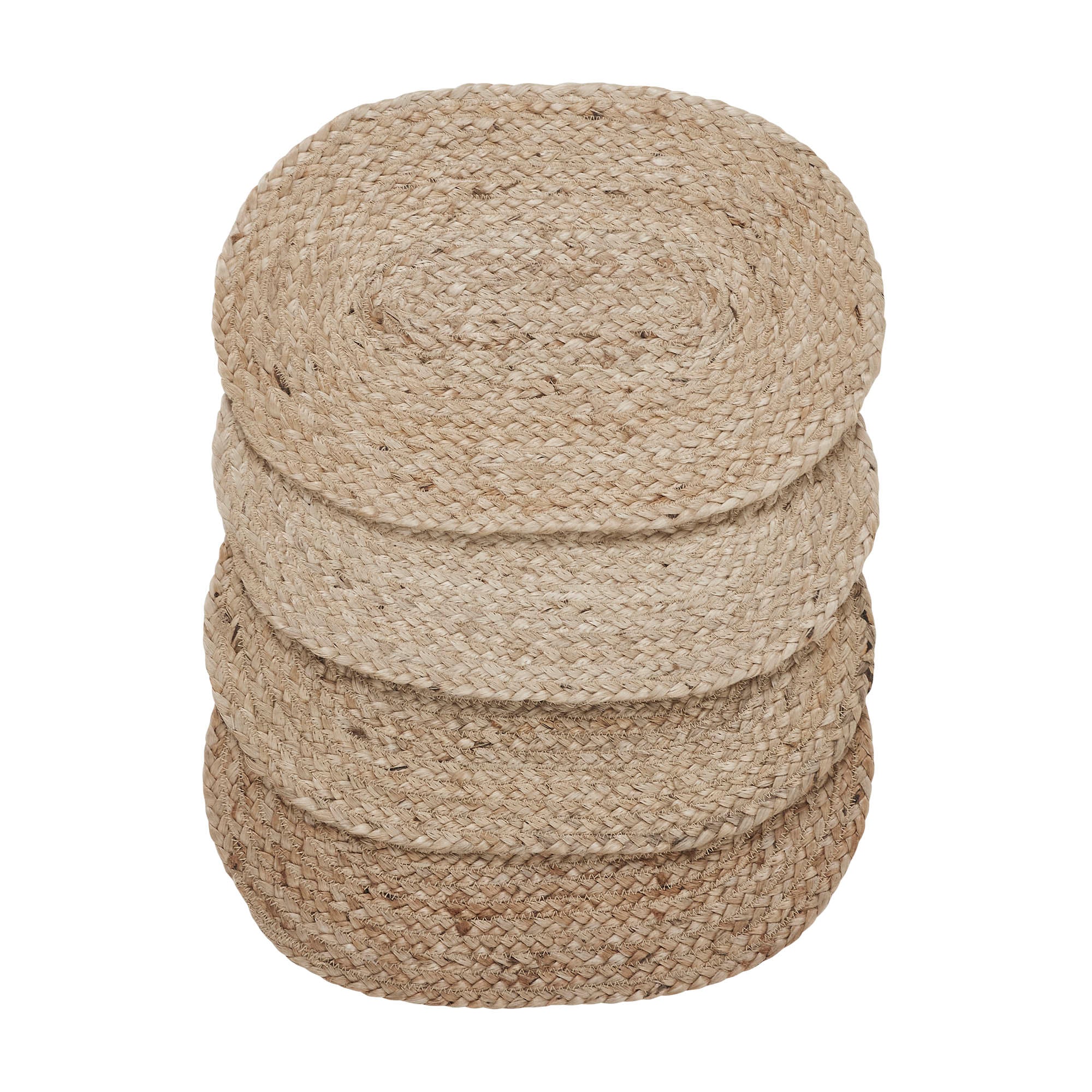 Natural Jute Placemat Set of 4 10x15 SpadezStore