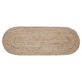 Natural Jute Rug Oval w/ Pad 17x48 SpadezStore