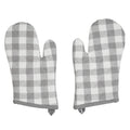 Annie Buffalo Check Grey Oven Mitt Set of 2 SpadezStore