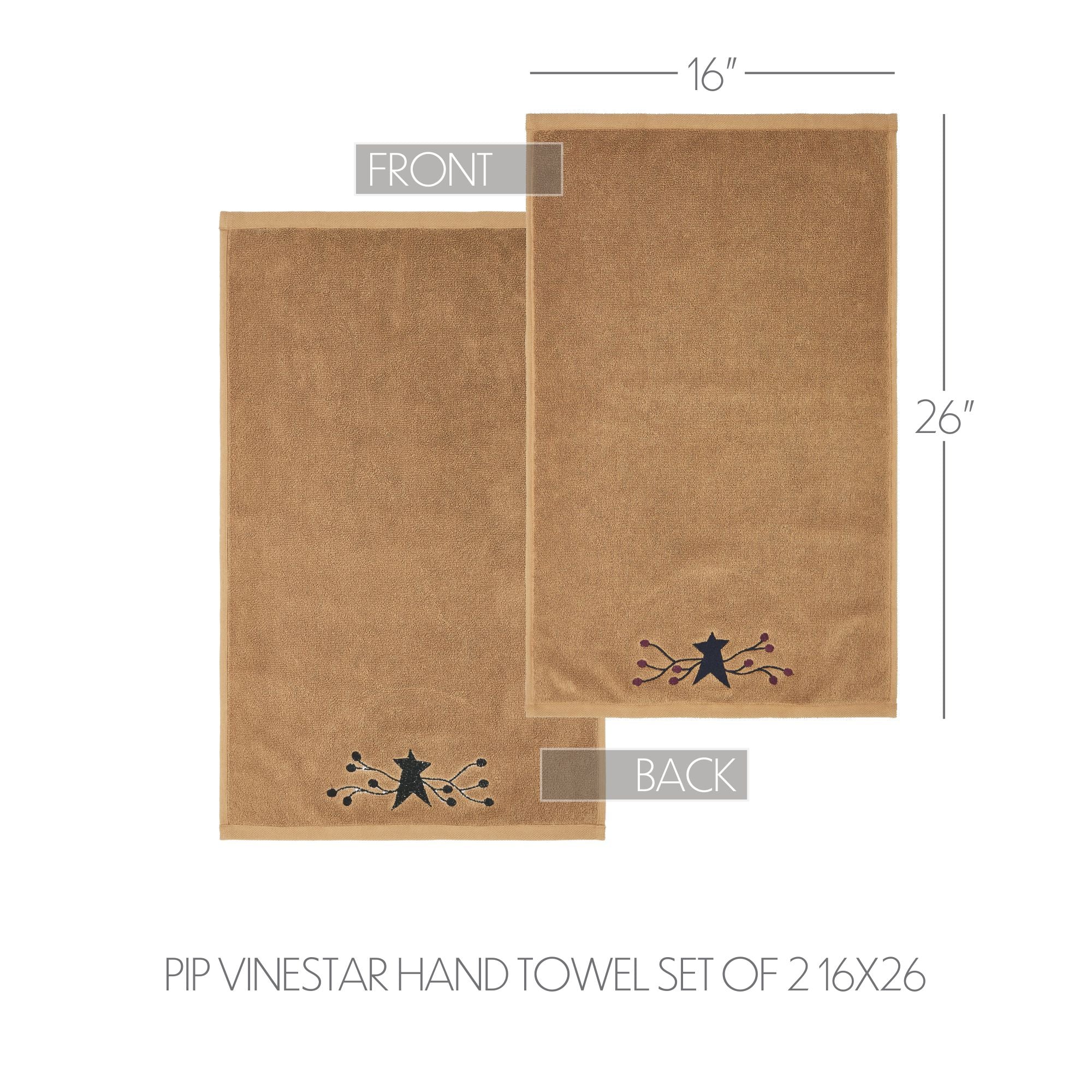 Pip Vinestar Hand Towel Set of 2 - Thumbnail 4