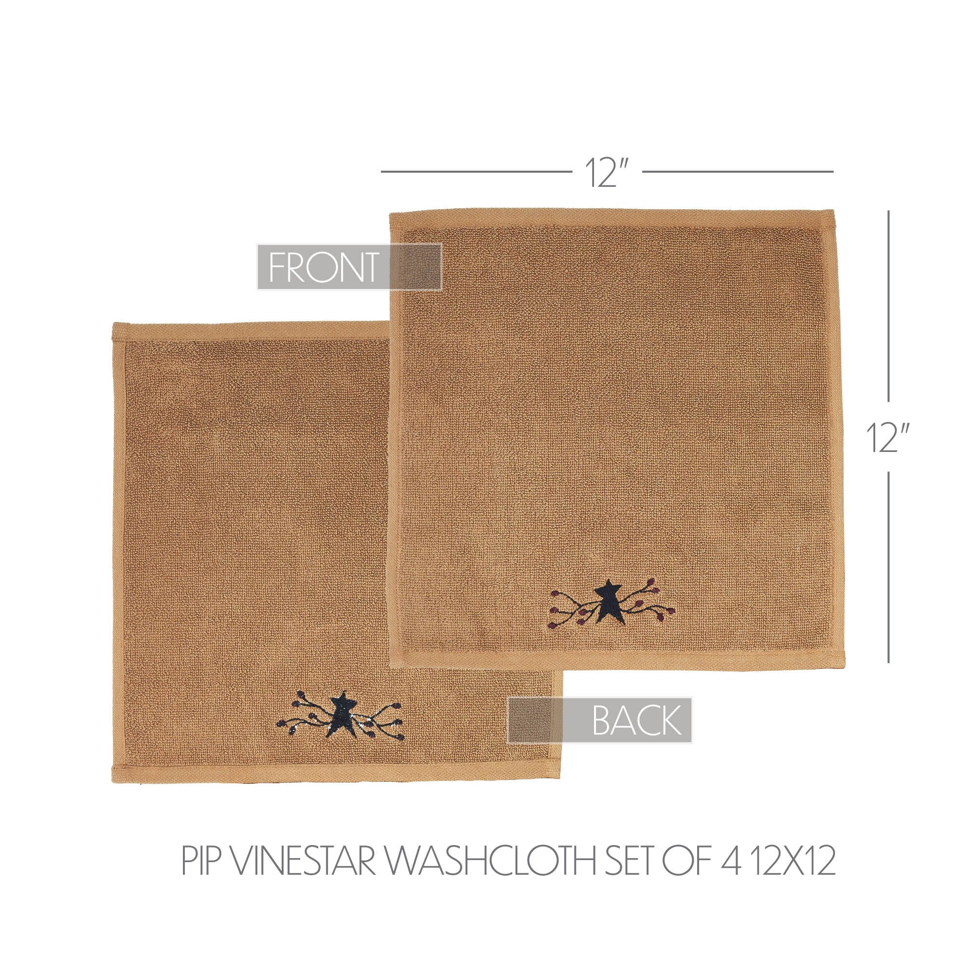 Pip Vinestar Washcloth Set - Thumbnail 5