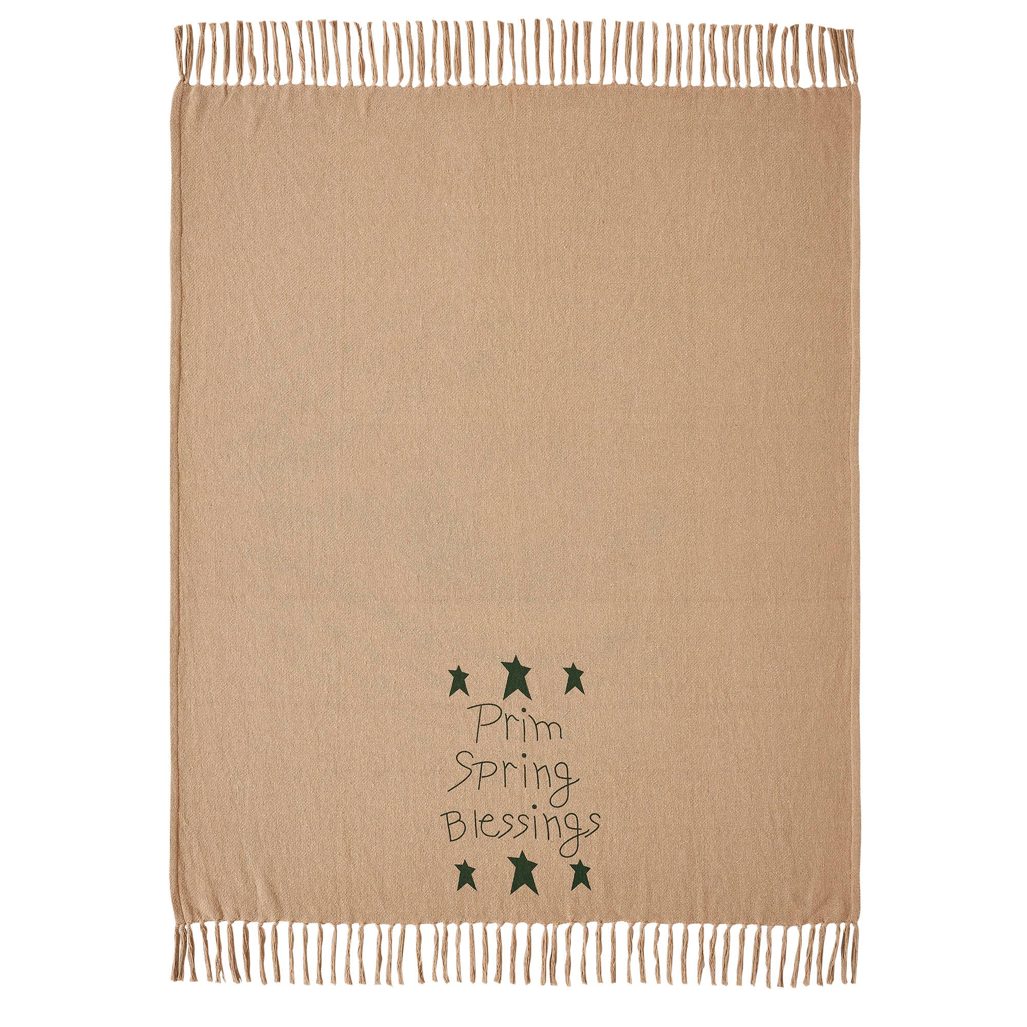 VHC Brands Spring In Bloom Woven Throw 50x60 SpadezStore