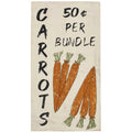 Carrot Wooden Sign 15x8 SpadezStore