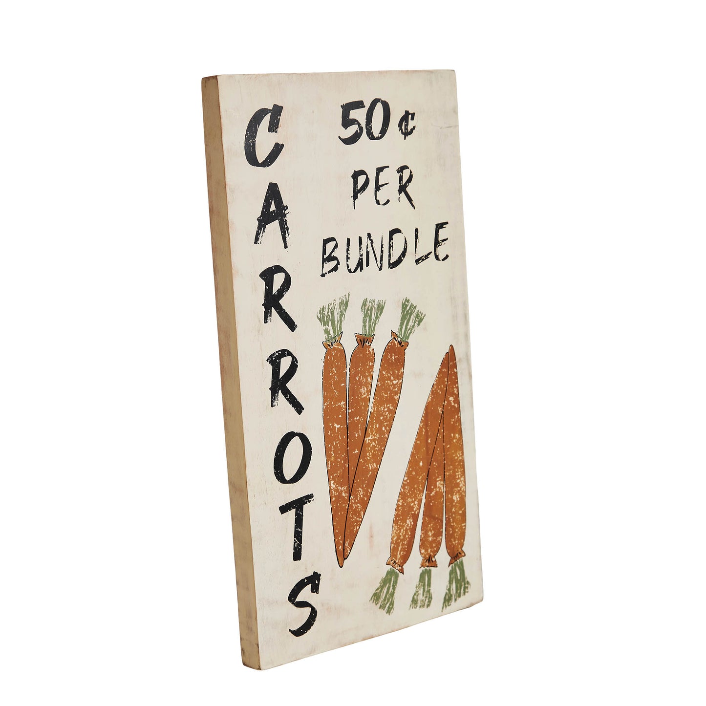 Carrot Wooden Sign 15x8 SpadezStore