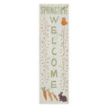 VHC Brands Springtime Welcome Wooden Sign 20x6 SpadezStore