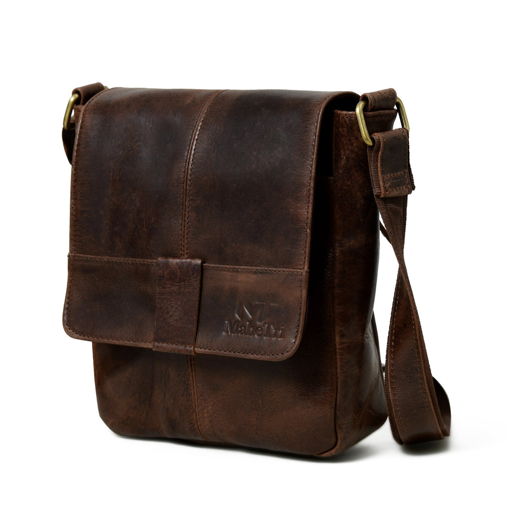 Classy Leather Bags Brown Leather Crossbody Bag SpadezStore
