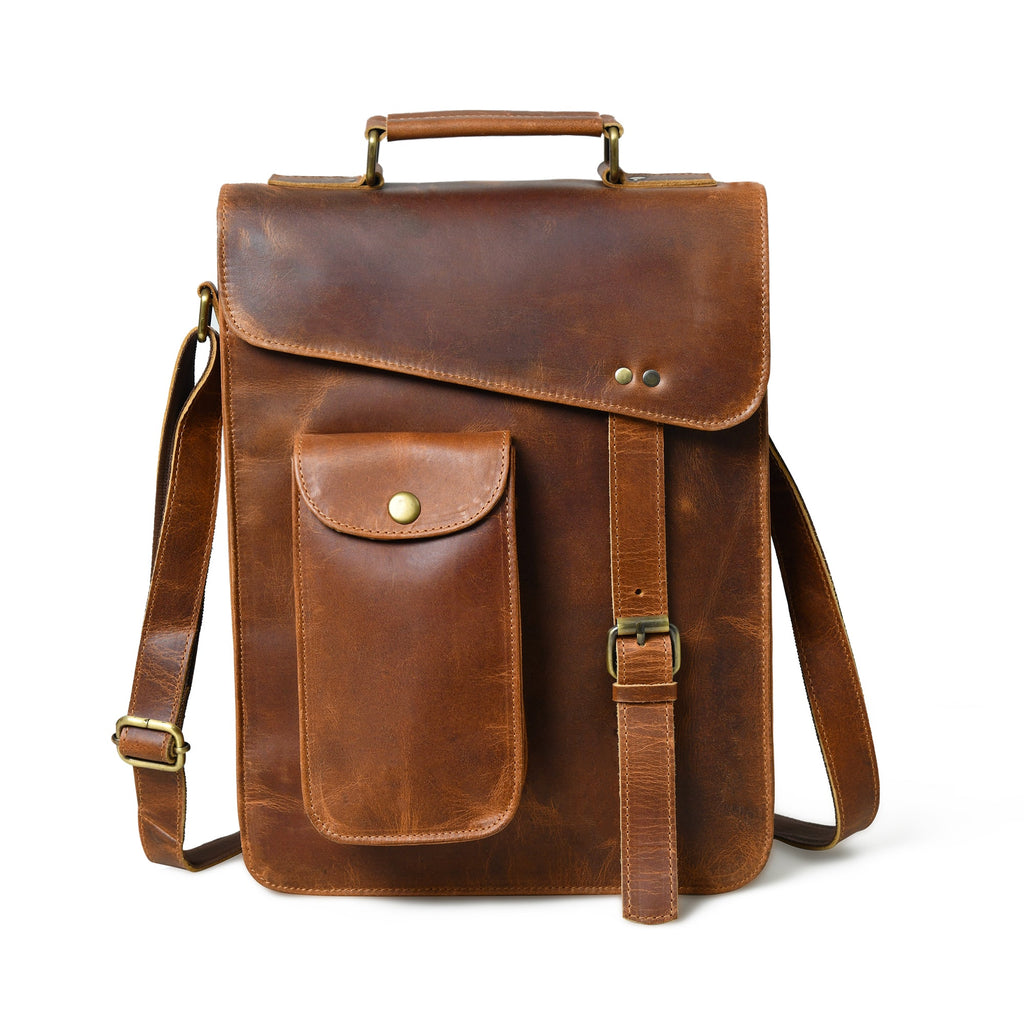 Classy Leather Bags Vintage Explorer Shoulder Crossbody Bag SpadezStore