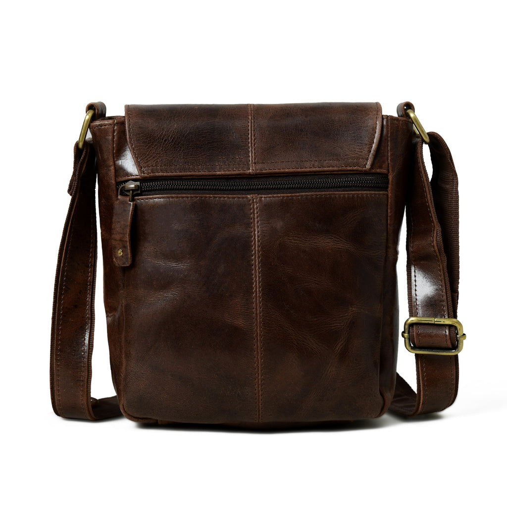 Classy Leather Bags Brown Leather Crossbody Bag SpadezStore