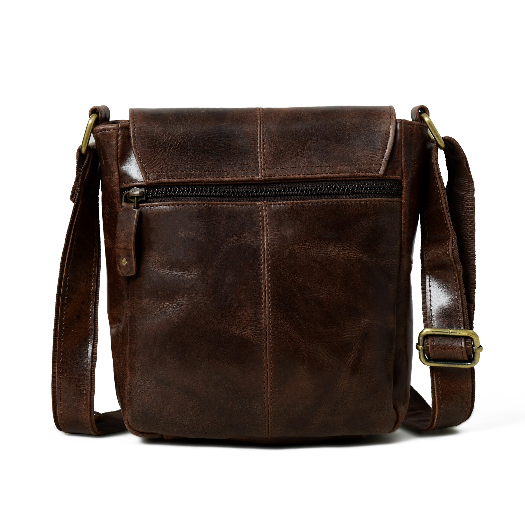 Classy Leather Bags Brown Leather Crossbody Bag SpadezStore