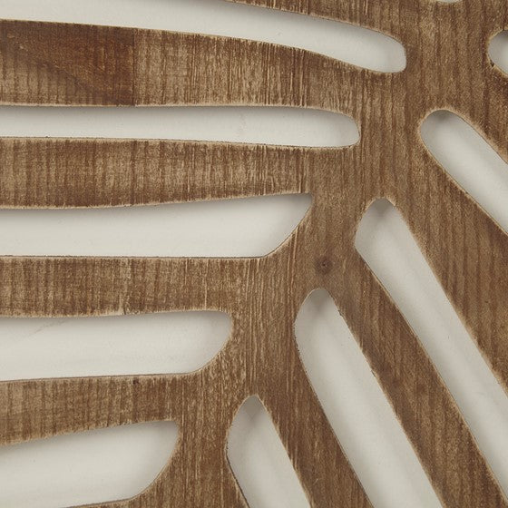 Madison Park Birch Palms Two-tone 2-piece Wood Panel Wall Decor Set SpadezStore