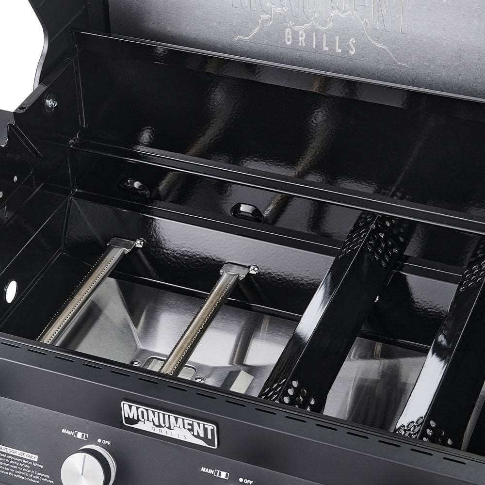 Monument Grills Denali 425 | Black Smart Tech Propane Gas Grill SpadezStore