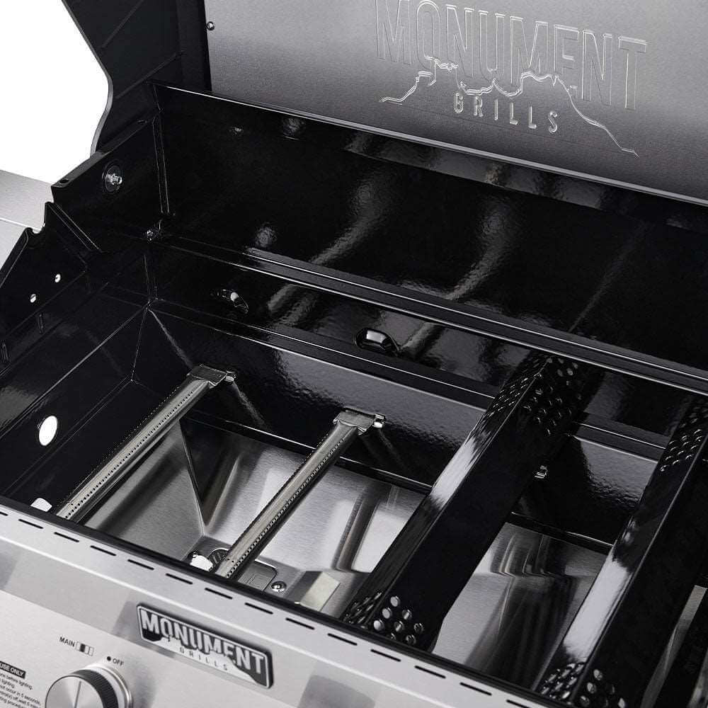 Monument Grills Denali 405 | Stainless Smart Tech Propane Gas Grill SpadezStore