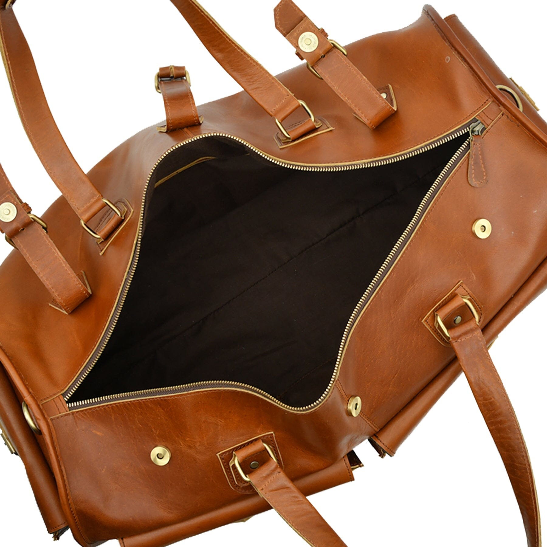 Classy Leather Bags The Fenrich Duffel SpadezStore