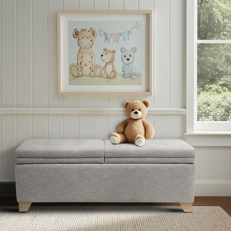Madison Park Ashcroft Dual Compartment Flip-Top Storage Bench SpadezStore