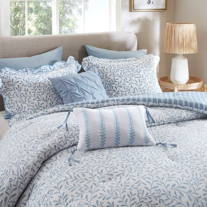 Madison Park Darcy 5 Piece Print Comforter Set SpadezStore