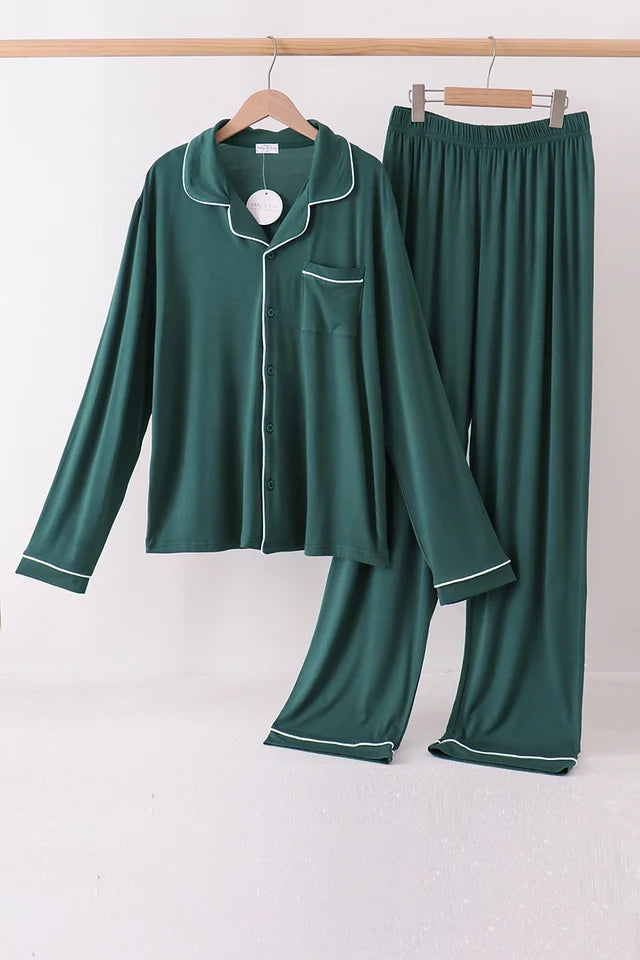 Abby & Evie Premium Forest Bamboo Mom Pajama Set 900928