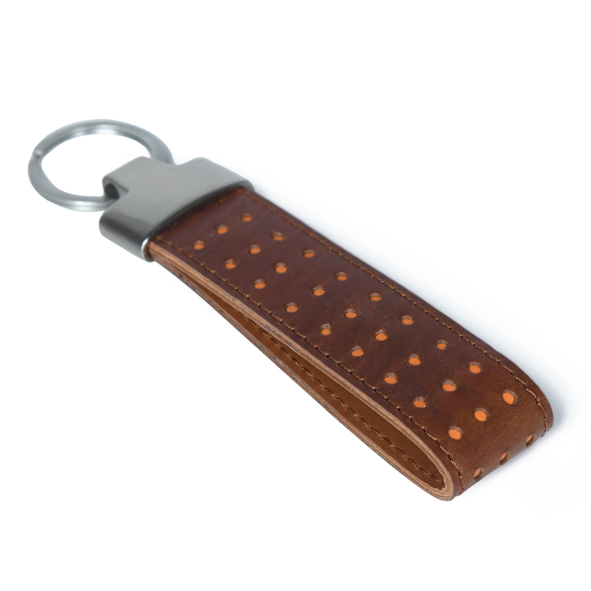 Classy Leather Bags Textured leather Keychain